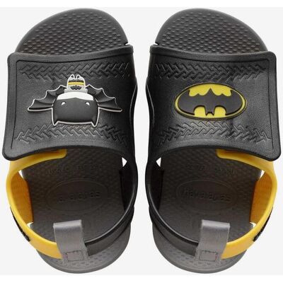 Chanclas Havaianas Play Heroes DC gris oscuro amarillo bebé - 21 Chanclas Havaianas Play Heroes DC gris oscuro amarillo bebé - 21