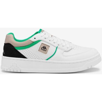 Zapatillas Kappa Authentic Barney 1 blanco verde negro - 41 Zapatillas Kappa Authentic Barney 1 blanco verde negro - 41