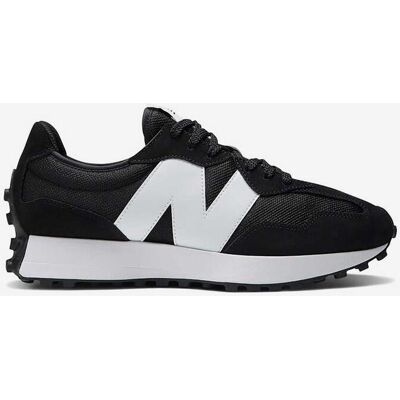 Zapatillas New Balance 327 negro puro blanco - 45.5 Zapatillas New Balance 327 negro puro blanco - 45.5