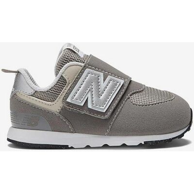 Zapatillas New Balance 574 NEW-B Hook & Loop gris plata bebé - 21 Zapatillas New Balance 574 NEW-B Hook & Loop gris plata bebé - 21