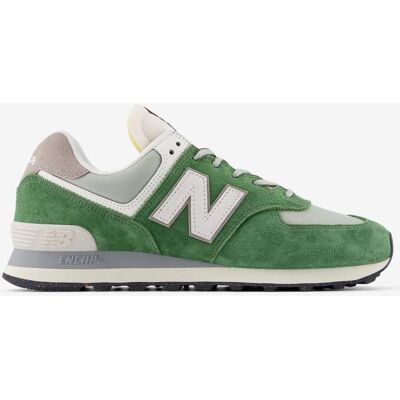 Zapatillas New Balance 574 verde gris blanco - 42 Zapatillas New Balance 574 verde gris blanco - 42