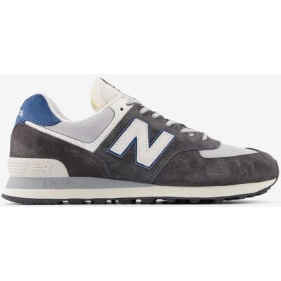 Zapatillas New Balance 574 gris oscuro azul blanco - 42 Zapatillas New Balance 574 gris oscuro azul blanco - 42