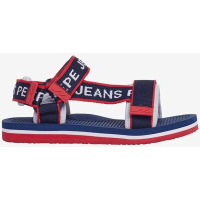 Sandalias Pepe Jeans Pool Classic rojo azul júnior - 35 Sandalias Pepe Jeans Pool Classic rojo azul júnior - 35