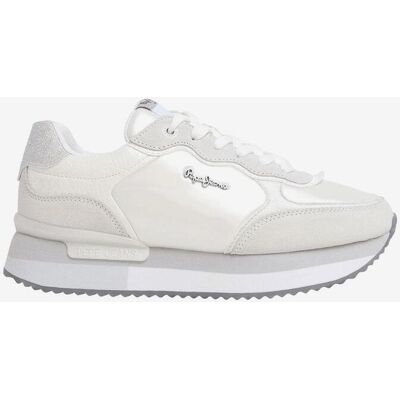 Zapatillas Pepe Jeans Rusper Shine blanco mujer - 40 Zapatillas Pepe Jeans Rusper Shine blanco mujer - 40