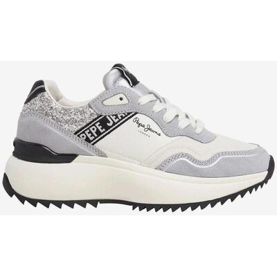 Zapatillas Pepe Jeans Kimi Land gris blanco mujer - 36 Zapatillas Pepe Jeans Kimi Land gris blanco mujer - 36
