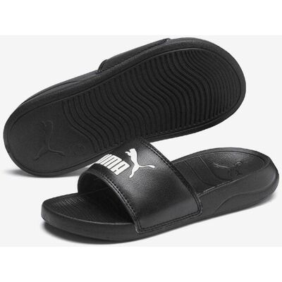 Chanclas Puma Popcat 20 negro carbón blanco infantil - 31 Chanclas Puma Popcat 20 negro carbón blanco infantil - 31