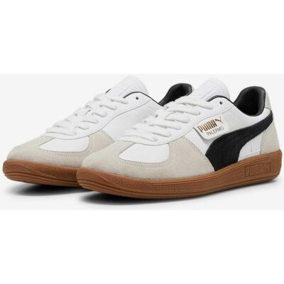 Zapatillas Puma Palermo Leather blanco beige negro - 43 Zapatillas Puma Palermo Leather blanco beige negro - 43