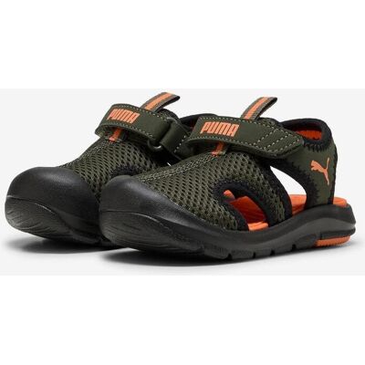 Sandalias Puma Fun Racer Mesh verde naranja infantil - 19 Sandalias Puma Fun Racer Mesh verde naranja infantil - 19