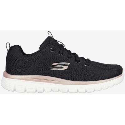 Zapatillas Skechers Graceful - Get Connected negro dorado blanco mujer - 39.5 Zapatillas Skechers Graceful - Get Connected negro dorado blanco mujer - 39.5