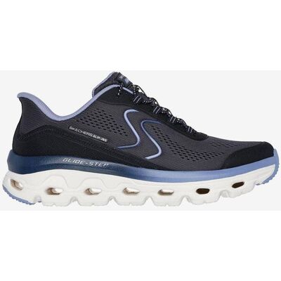 Zapatillas Skechers Glide-Step Sole negras moradas para exteriores Zapatillas Skechers Glide-Step Sole negras moradas para exteriores