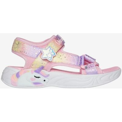 Sandalias Skechers Unicorn Dreams Majestic Bliss rosa amarillo infantil - 34 Sandalias Skechers Unicorn Dreams Majestic Bliss rosa amarillo infantil - 34