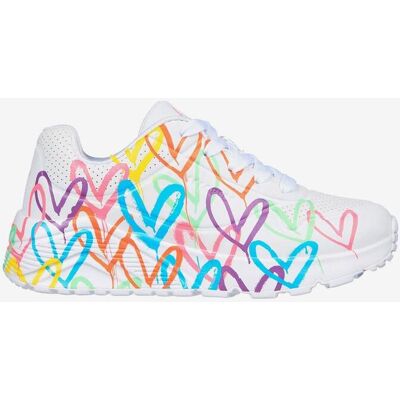 Zapatillas Skechers JGoldcrown Uno Lite Spread the Love blanco multicolor niña - 35 Zapatillas Skechers JGoldcrown Uno Lite Spread the Love blanco multicolor niña - 35