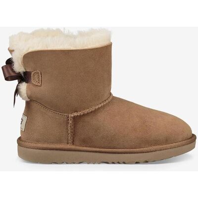 Botas UGG Mini Bailey Bow II marrón castaño infantil - 28.5 Botas UGG Mini Bailey Bow II marrón castaño infantil - 28.5