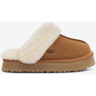 Zuecos UGG Disquette marrón blanco mujer - 36 Zuecos UGG Disquette marrón blanco mujer - 36