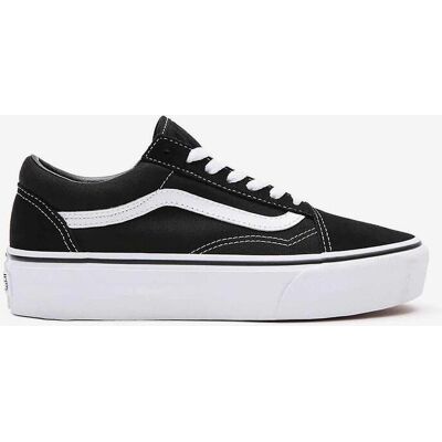 Zapatillas Vans Old Skool Platform negro puro blanco - 41 Zapatillas Vans Old Skool Platform negro puro blanco - 41