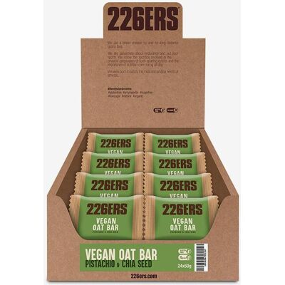 Barrita energética 226ERS Vegan Oat sabor pistacho y chía 50 g (24 unidades) Barrita energética 226ERS Vegan Oat sabor pistacho y chía 50 g (24 unidades)