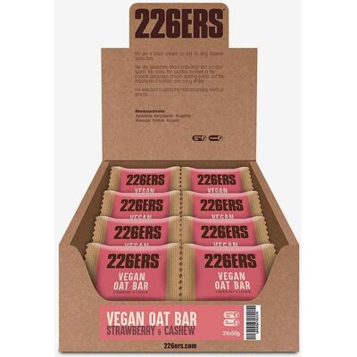 Barrita energética 226ERS Vegan Oat sabor fresa y anacardos 50 g (24 unidades) Barrita energética 226ERS Vegan Oat sabor fresa y anacardos 50 g (24 unidades)
