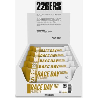 Barrita energética 226ERS Race Day Salty Trail sabor cacahuete 40 g (30 unidades) Barrita energética 226ERS Race Day Salty Trail sabor cacahuete 40 g (30 unidades)