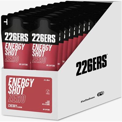 226ERS Energy Shot Zero Cereza 60ml - Gel Energético 226ERS Energy Shot Zero Cereza 60ml - Gel Energético