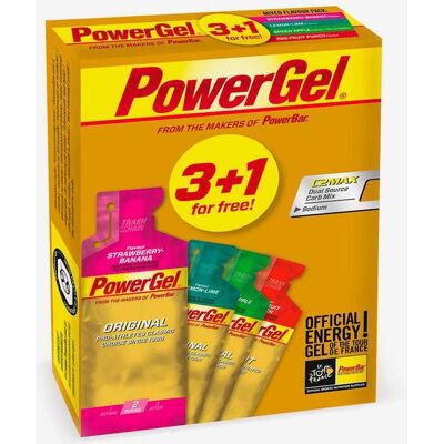 PowerBar Gel Energético - 4 Sabores - Energía & Electrolitos PowerBar Gel Energético - 4 Sabores - Energía & Electrolitos
