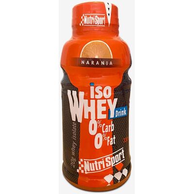 Nutrisport Iso Whey Drink Proteína Naranja - Bebida Energética Nutrisport Iso Whey Drink Proteína Naranja - Bebida Energética