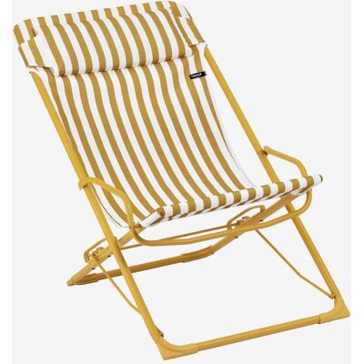 Silla plegable Lafuma Mobilier Transaswing Rayure amarillo Silla plegable Lafuma Mobilier Transaswing Rayure amarillo