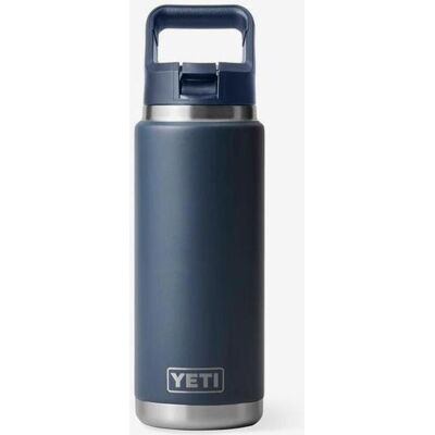 YETI - Rambler 26oz Navy Straw Bottle - Botella de Agua YETI - Rambler 26oz Navy Straw Bottle - Botella de Agua
