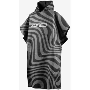 Poncho Zone3 Microfibre Robe negro blanco Poncho Zone3 Microfibre Robe negro blanco