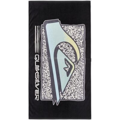 Toalla Quiksilver Freshness Logo negro blanco azul Toalla Quiksilver Freshness Logo negro blanco azul
