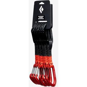 Pack 6 cintas exprés Black Diamond Hotforge Hybrid Quickpack 12 cm naranja negro Pack 6 cintas exprés Black Diamond Hotforge Hybrid Quickpack 12 cm naranja negro