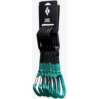 Pack 6 cintas exprés Black Diamond Hotforge Hybrid Quickpack 12 cm azul negro Pack 6 cintas exprés Black Diamond Hotforge Hybrid Quickpack 12 cm azul negro
