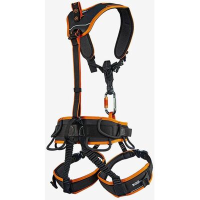 Arnés integral Rock Empire Equip Lock negro naranja - XS-M Arnés integral Rock Empire Equip Lock negro naranja - XS-M