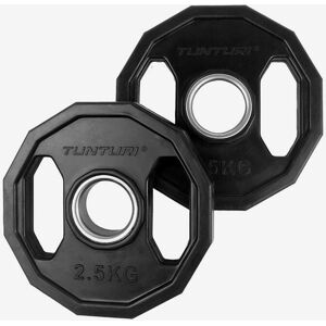 Disco olímpico Tunturi 2,5 kg negro (par) Disco olímpico Tunturi 2,5 kg negro (par)