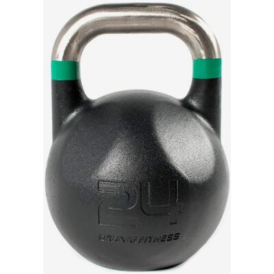 Kettlebell Olive 24kg - Competición Acero, Verde/Negro Kettlebell Olive 24kg - Competición Acero, Verde/Negro