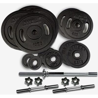 Set de discos de peso Hammer Sport 73 kg - Set de discos Set de discos de peso Hammer Sport 73 kg - Set de discos