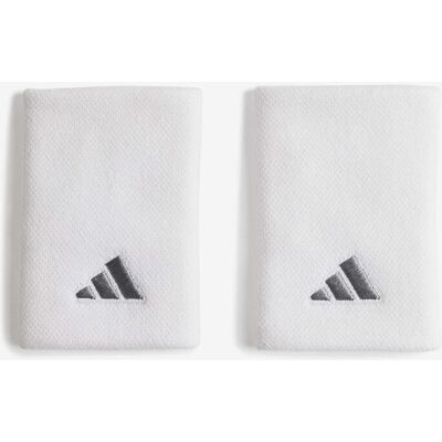 Muñequera adidas Large blanco gris (par) Muñequera adidas Large blanco gris (par)