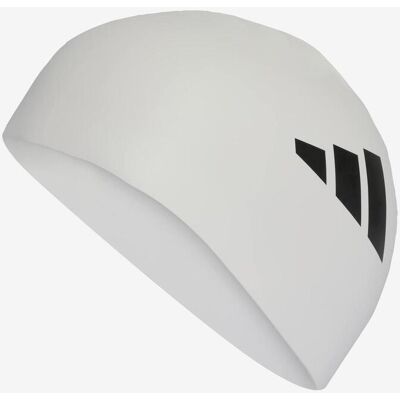 Gorro de natación adidas 3-Stripes blanco negro Gorro de natación adidas 3-Stripes blanco negro