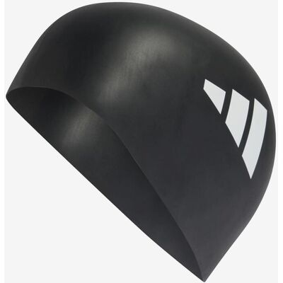Gorro de natación adidas 3-Stripes negro blanco Gorro de natación adidas 3-Stripes negro blanco