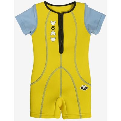 Traje de neopreno Arena Friends AWT amarillo gris blanco infantil - 1-2 Traje de neopreno Arena Friends AWT amarillo gris blanco infantil - 1-2