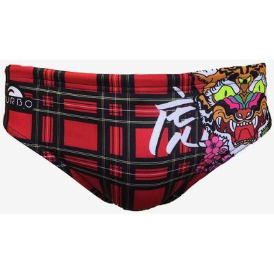 Bañador de waterpolo Turbo Tartan Tiger multicolor - S Bañador de waterpolo Turbo Tartan Tiger multicolor - S