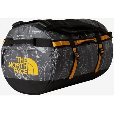 Bolsa The North Face Base Camp Duffel S 50L gris oscuro amarillo Bolsa The North Face Base Camp Duffel S 50L gris oscuro amarillo