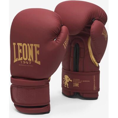 Guantes Leone 1947 B&G rojo oscuro dorado - 16 Guantes Leone 1947 B&G rojo oscuro dorado - 16