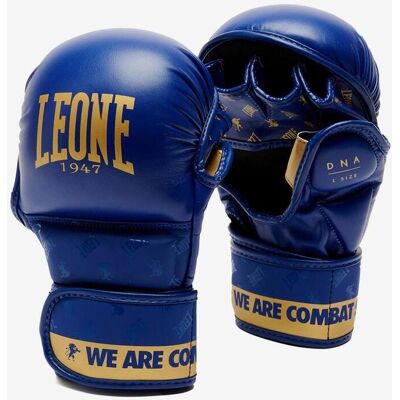 Guantes Leone 1947 MMA Amateur DNA azul dorado - S Guantes Leone 1947 MMA Amateur DNA azul dorado - S