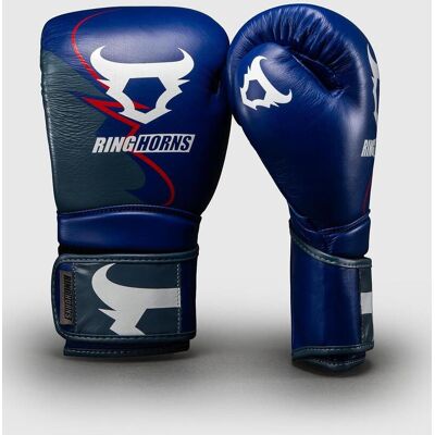 Guantes Venum Ringhorns Charger Boxing azul marino blanco - 10 Guantes Venum Ringhorns Charger Boxing azul marino blanco - 10