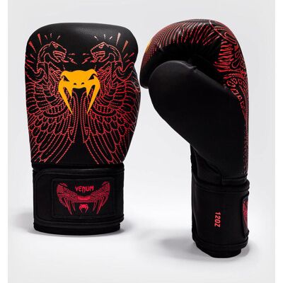 Guantes Venum Quetzal Fury negro rojo naranja - 10 Guantes Venum Quetzal Fury negro rojo naranja - 10