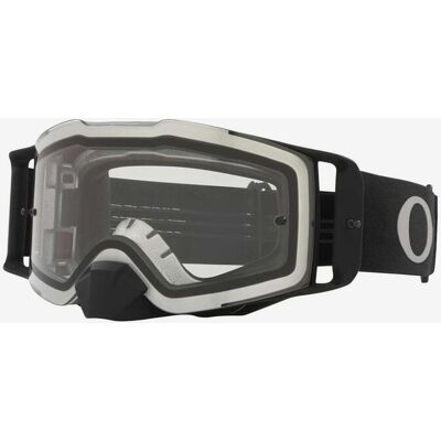 Máscara Oakley Front Line MX Tuff Blocks Black Gunmetal lente transparente Máscara Oakley Front Line MX Tuff Blocks Black Gunmetal lente transparente