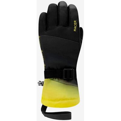 Guantes Racer Giga 6 GORE-TEX negro amarillo infantil - 12 Guantes Racer Giga 6 GORE-TEX negro amarillo infantil - 12