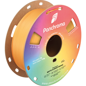 POLYMAKER CA4040 - Filamento, Panchroma PLA, Naranja Mate, 1,75 mm, 1 kg POLYMAKER CA4040 - Filamento, Panchroma PLA, Naranja Mate, 1,75 mm, 1 kg