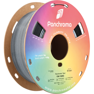 POLYMAKER CA9002 - Filamento, Panchroma PLA, Dual Yin-Yang, 1,75 mm, 1 kg POLYMAKER CA9002 - Filamento, Panchroma PLA, Dual Yin-Yang, 1,75 mm, 1 kg