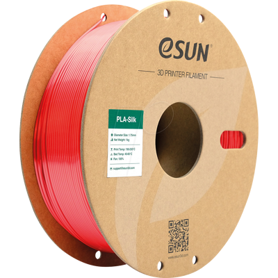 eSUN EPLA-SILK 1.75mm ROJO 3D FILAMENTO - 1kg - PLA, Superficie Brillante eSUN EPLA-SILK 1.75mm ROJO 3D FILAMENTO - 1kg - PLA, Superficie Brillante